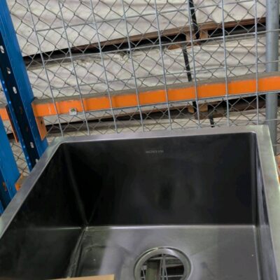 EX SHOWROOM DISPLAY - NOVEEN DARK S/STEEL SQUARE SINK