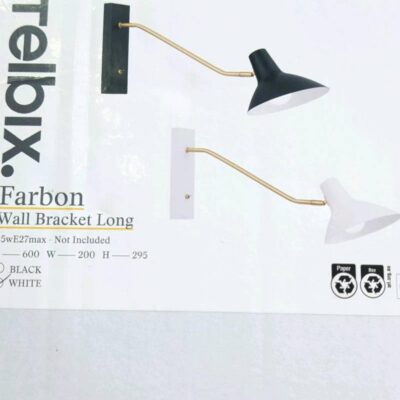 NEW FARBON LONG WALL LIGHT, WHITE, RRP$90, FARBON WBL-WH