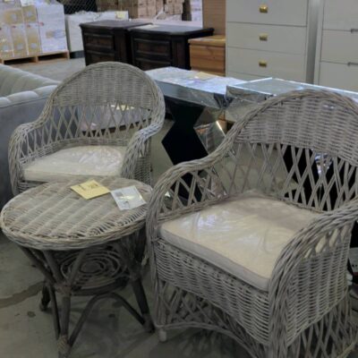 NEW RATTAN 3 PIECE GARDEN SET RRP$795 NEW RATTAN 3 PIECE GARDEN SET RRP$795
