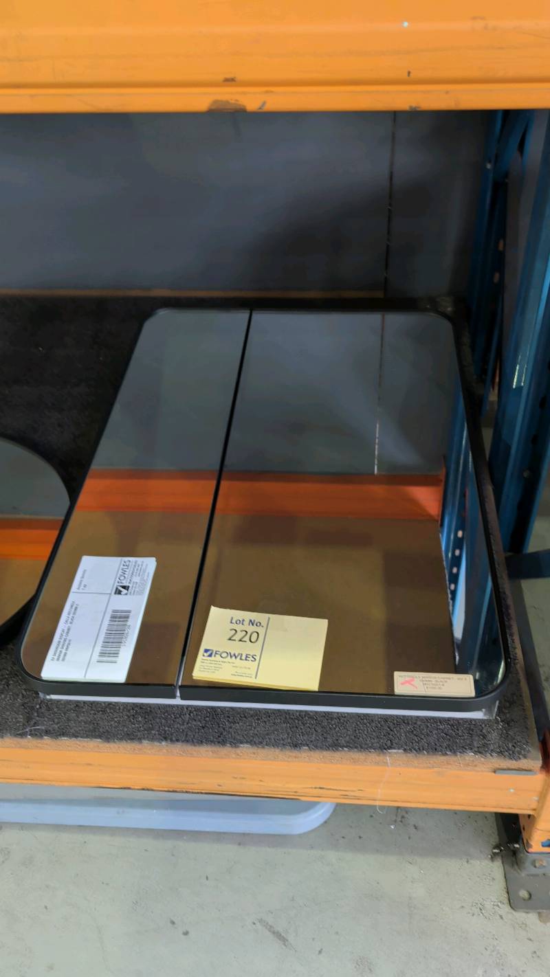 EX SHOWROOM DISPLAY - CALLA RECTANGLE MIRROR SHAVING CABINET, BLACK 900MM X 600MM RRP$819 EX SHOWROOM DISPLAY - CALLA RECTANGLE MIRROR SHAVING CABINET, BLACK 900MM X 600MM RRP$819