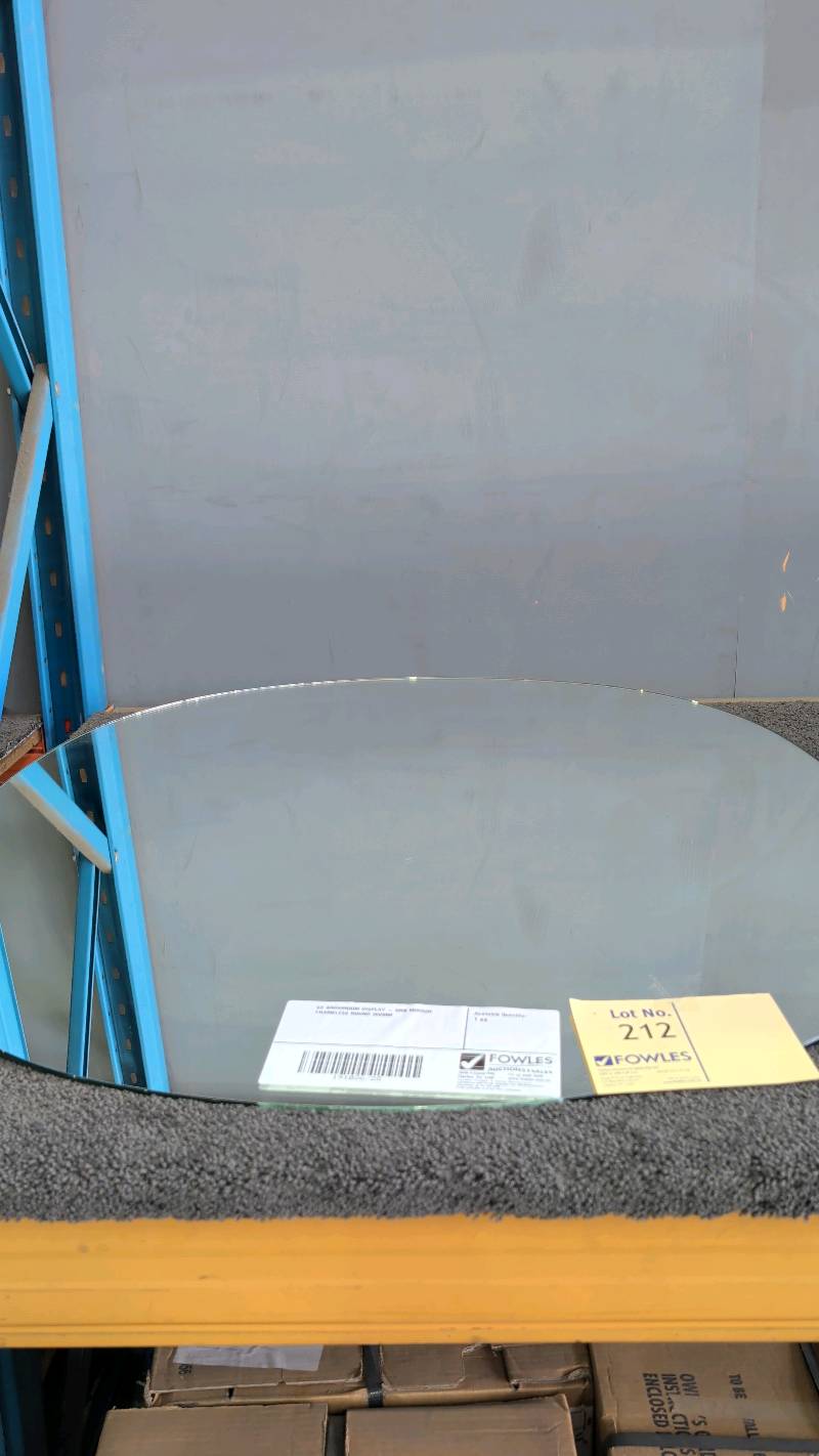 EX SHOWROOM DISPLAY - ORB MIRROR FRAMELESS ROUND 900MM EX SHOWROOM DISPLAY - ORB MIRROR FRAMELESS ROUND 900MM
