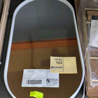 EX SHOWROOM DISPLAY - WHITE MIRROR 900MM X 450MM EX SHOWROOM DISPLAY - WHITE MIRROR 900MM X 450MM