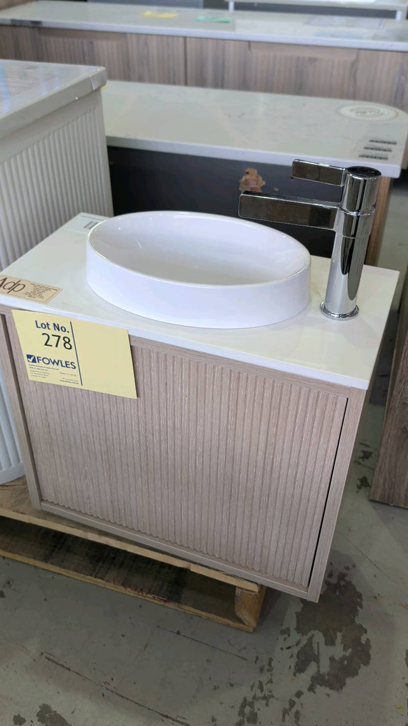 EX SHOWROOM DISPLAY - ADP CLIFTON MINI 400MM WALL HUNG VANITY WITH VANITY TOP, INCLUDES TAP SOLD AS IS EX SHOWROOM DISPLAY - ADP CLIFTON MINI 400MM WALL HUNG VANITY WITH VANITY TOP, INCLUDES TAP SOLD AS IS