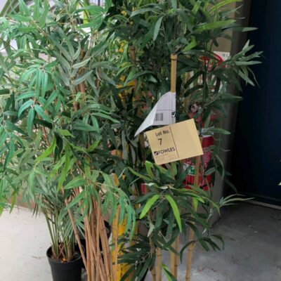 EX STAGING - LOT OF 2 FAUX PLANTS, SOLD AS IS EX STAGING - LOT OF 2 FAUX PLANTS, SOLD AS IS