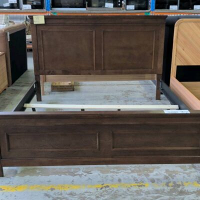 EX DISPLAY - PROVENCE TIMBER KING BEDFRAME, RRP$999 SOLD AS IS