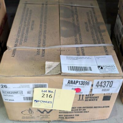 NEW RHEEM 874826NF/J NATURAL GAS HOT WATER HEATER, CONTINUOUS FLOW, SOLD AS IS 14 DAY WARRANTY