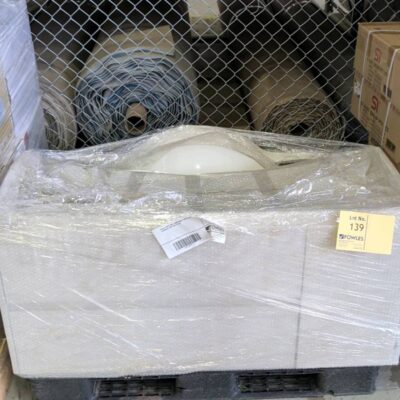 PALLET WITH WALL HUNG VANITY BASE AND ASSORTED TOPS SOLD AS IS PALLET WITH WALL HUNG VANITY BASE AND ASSORTED TOPS SOLD AS IS