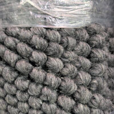 NEW KOO WOOL PEBBLE RUG, 160 X 230CM, CHARCOAL RRP$499