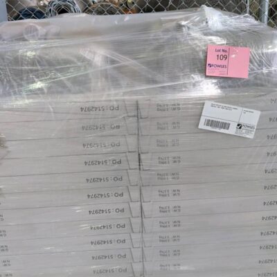 PALLET WITH QTY 56, NEW S/STEEL LAUNDRY SINK CAL-TM3-45SSP, SOLD AS IS PALLET WITH QTY 56, NEW S/STEEL LAUNDRY SINK CAL-TM3-45SSP, SOLD AS IS