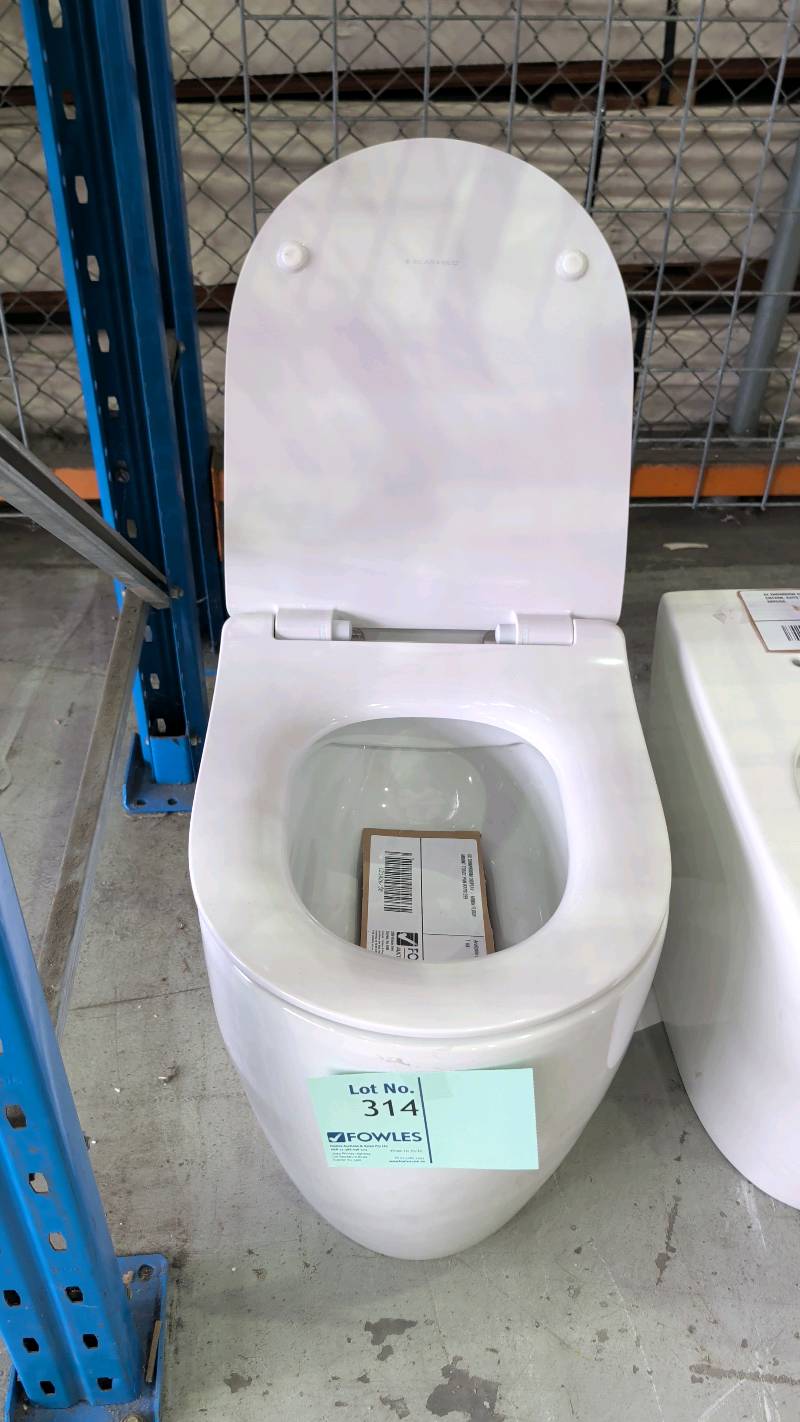 EX SHOWROOM DISPLAY - MOON FLOOR MOUNT TOILET PAN RRP$1399 EX SHOWROOM DISPLAY - MOON FLOOR MOUNT TOILET PAN RRP$1399