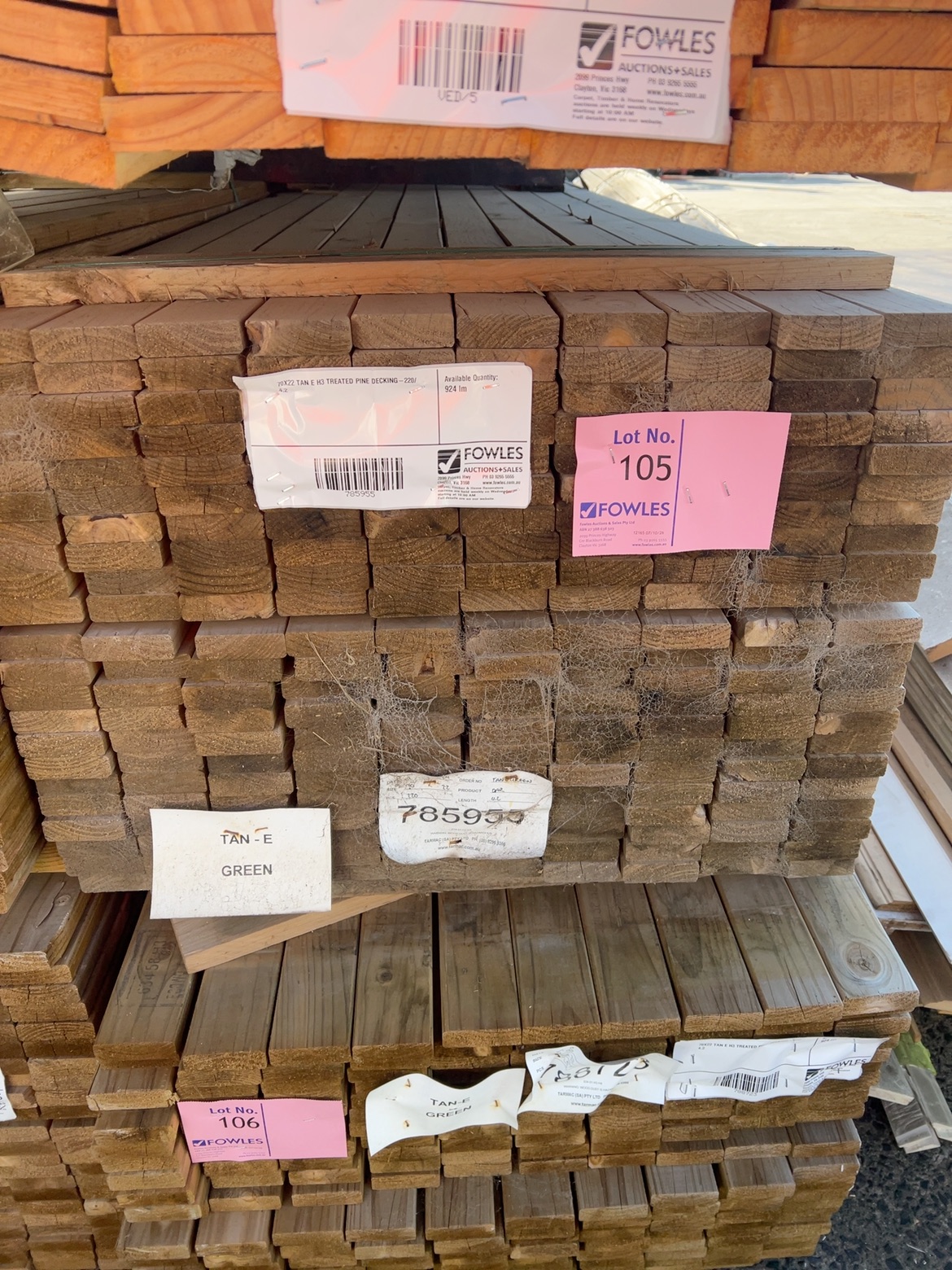 70X22 TAN E H3 TREATED PINE DECKING-220/4.2 70X22 TAN E H3 TREATED PINE DECKING-220/4.2