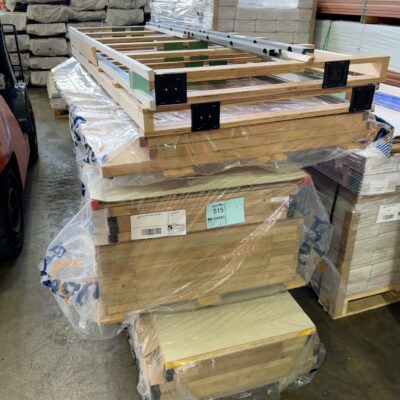 3 PALLETS OF ASST'D DOORS AND VANITY UNITS 3 PALLETS OF ASST'D DOORS AND VANITY UNITS