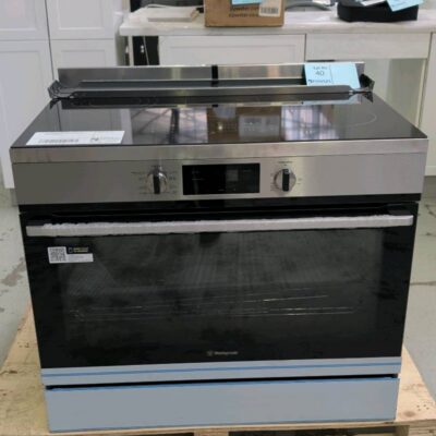 WESTINGHOUSE WFE9546SD 900MM ALL ELECTRIC FREESTANDING OVEN, WITH AIRFRY, S/STEEL RRP$2599 WITH 12 MONTH WARRANTY WESTINGHOUSE WFE9546SD 900MM ALL ELECTRIC FREESTANDING OVEN, WITH AIRFRY, S/STEEL RRP$2599 WITH 12 MONTH WARRANTY
