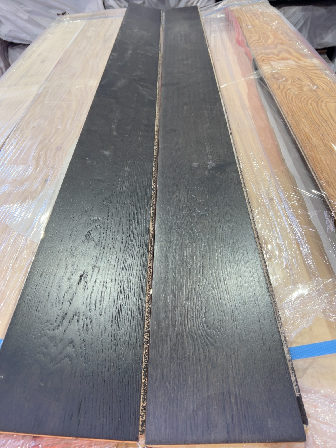 1830X158X10/3MM BROWN BLACK ENGINEERED FLOORING- (57 BOXES X 2.602 M2) 1830X158X10/3MM BROWN BLACK ENGINEERED FLOORING- (57 BOXES X 2.602 M2)