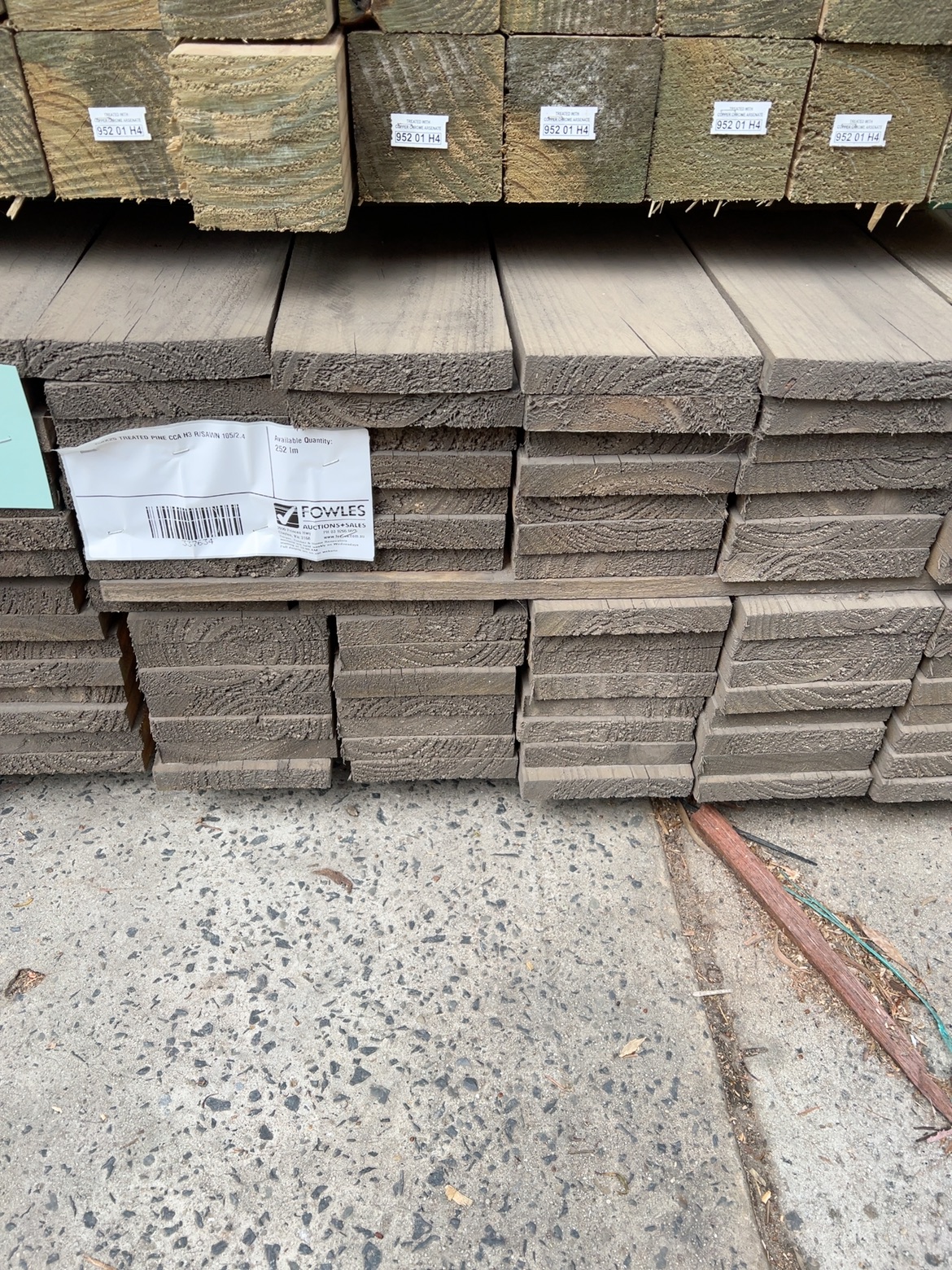 150X25 TREATED PINE CCA H3 R/SAWN 105/2.4 150X25 TREATED PINE CCA H3 R/SAWN 105/2.4