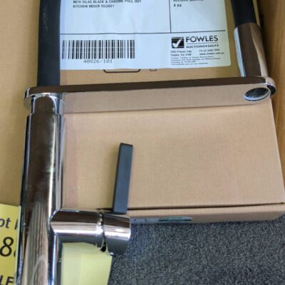 NEW SILAS BLACK & CHROME PULL OUT KITCHEN MIXER SIL0001