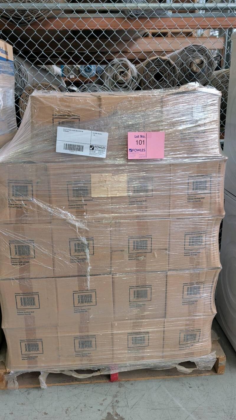 PALLET OF GAS FLUES SOLD AS IS NO WARRANTY PALLET OF GAS FLUES SOLD AS IS NO WARRANTY