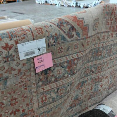 EX STAGING RUG - CREAM & LIGHT BLUE 3M X 4M SOLD AS IS EX STAGING RUG - CREAM & LIGHT BLUE 3M X 4M SOLD AS IS