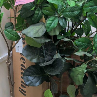 EX STAGING - LOT OF 4 FAUX PLANTS SOLD AS IS