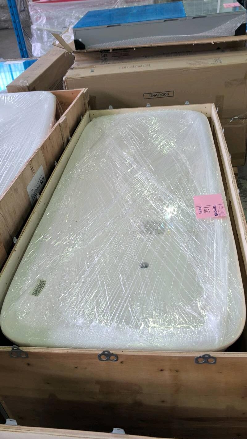 NEW MATTE WHITE SOLID SURFACE BATH - HARMONY - 1650MM NEW MATTE WHITE SOLID SURFACE BATH - HARMONY - 1650MM