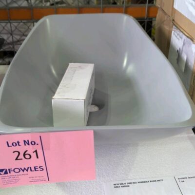 NEW SOLID SURFACE HAMMOCK BASIN MATT GREY HB660D NEW SOLID SURFACE HAMMOCK BASIN MATT GREY HB660D