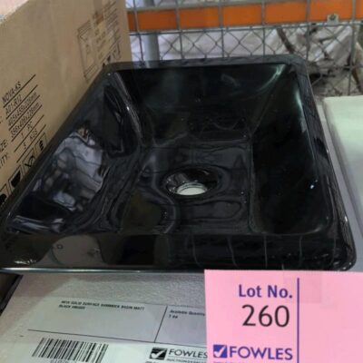 NEW SOLID SURFACE HAMMOCK BASIN MATT BLACK HB660E NEW SOLID SURFACE HAMMOCK BASIN MATT BLACK HB660E