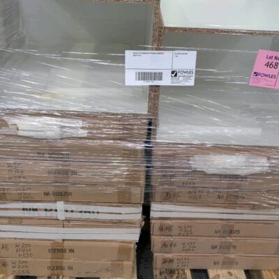 PALLET OF ASSORTED KITCHEN CABINETS, SOLD AS IS PALLET OF ASSORTED KITCHEN CABINETS, SOLD AS IS