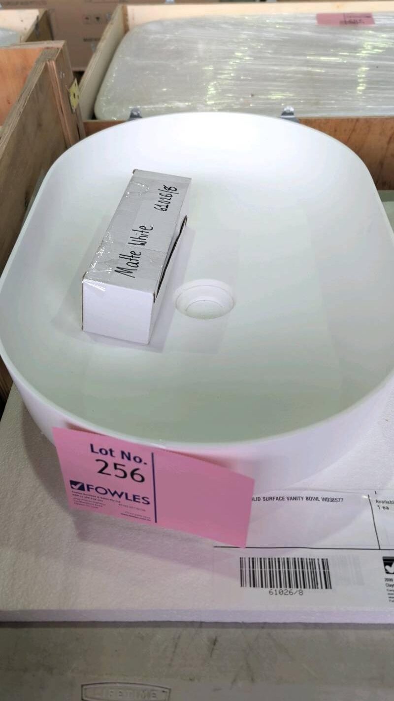 NEW SOLID SURFACE VANITY BOWL WD38577 NEW SOLID SURFACE VANITY BOWL WD38577