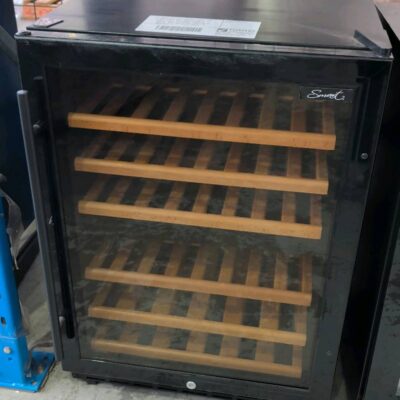 BRAND NEW SMART OUTDOOR LIVING, DUAL ZONE UNDER COUNTER WINE FRIDGE, SMAWC54DN, WITH ACTIVE CARBON FILTER WITH TRIPLE VENTILATION SYSTEM, UV COATED DOOR, LOCKABLE, 6 WOOD SHELVES, DIGITAL TEMP DISPLAY, ANTI VIBRATION SYSTEM, RRP$1799 WITH 12 MONTH WARRANTY BRAND NEW SMART OUTDOOR LIVING, DUAL ZONE UNDER COUNTER WINE FRIDGE, SMAWC54DN, WITH ACTIVE CARBON FILTER WITH TRIPLE VENTILATION SYSTEM, UV COATED DOOR, LOCKABLE, 6 WOOD SHELVES, DIGITAL TEMP DISPLAY, ANTI VIBRATION SYSTEM, RRP$1799 WITH 12 MONTH WARRANTY