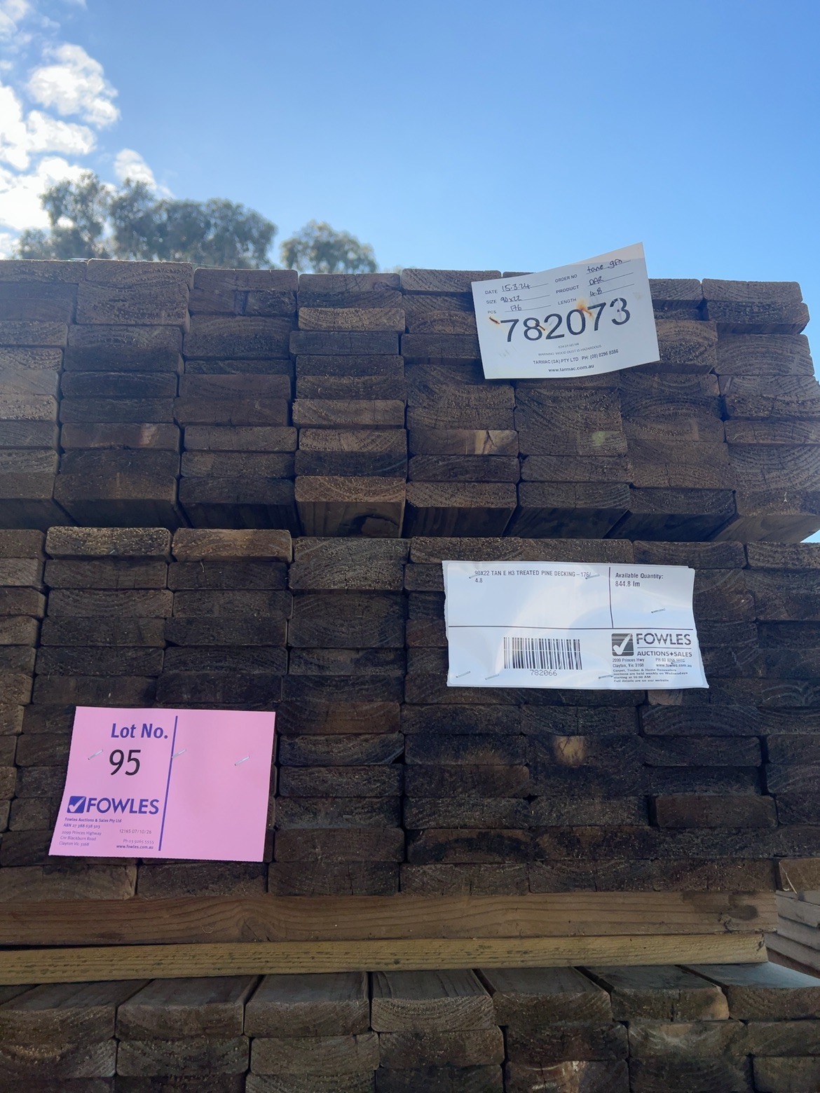 90X22 TAN E H3 TREATED PINE DECKING-176/4.8 90X22 TAN E H3 TREATED PINE DECKING-176/4.8