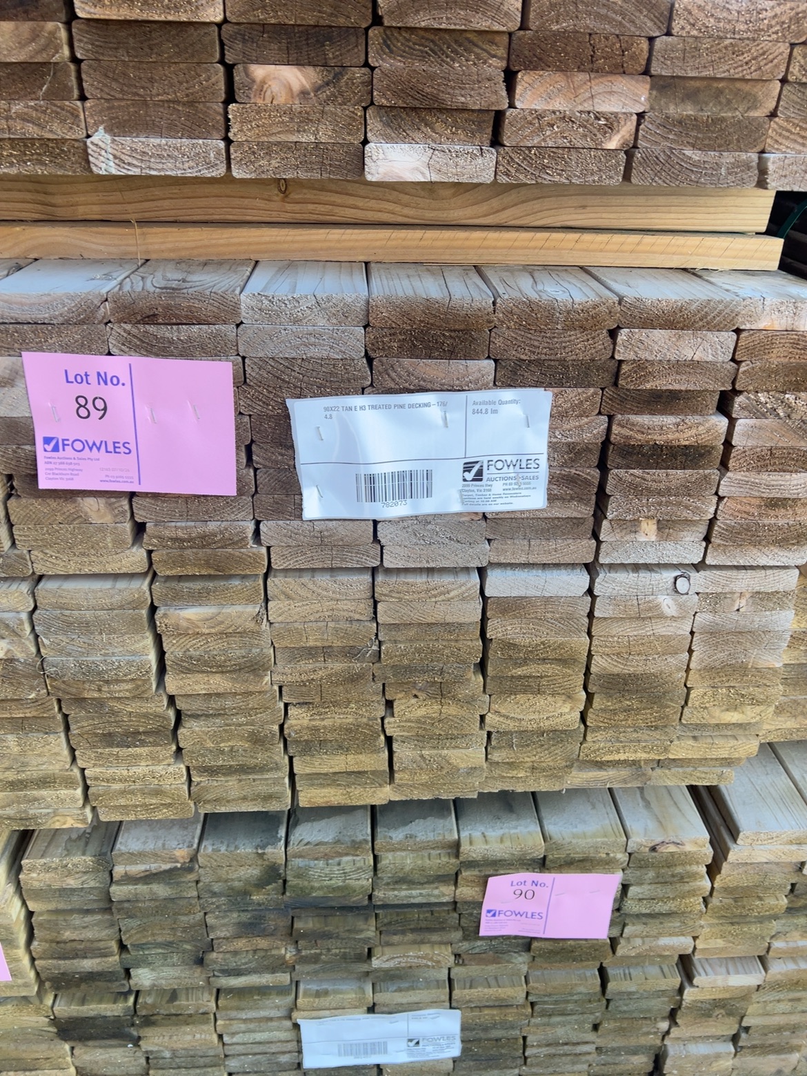 90X22 TAN E H3 TREATED PINE DECKING-176/4.8 90X22 TAN E H3 TREATED PINE DECKING-176/4.8