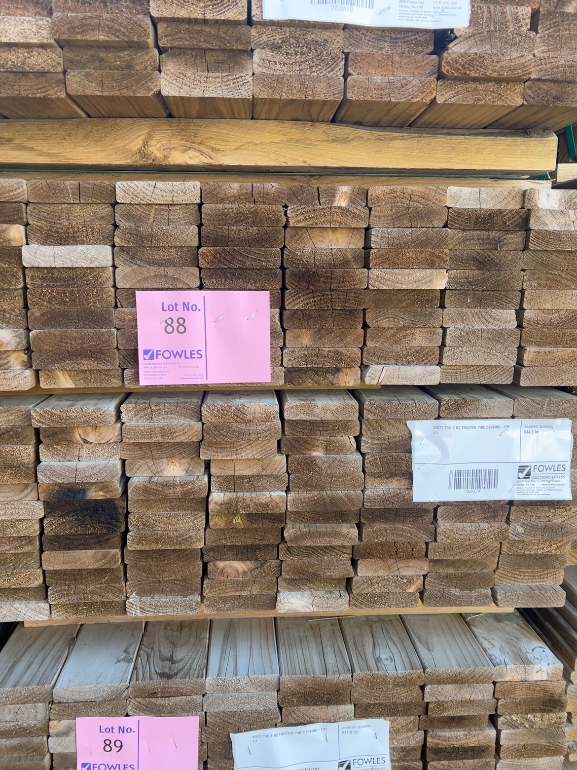 90X22 TAN E H3 TREATED PINE DECKING-176/4.8 90X22 TAN E H3 TREATED PINE DECKING-176/4.8