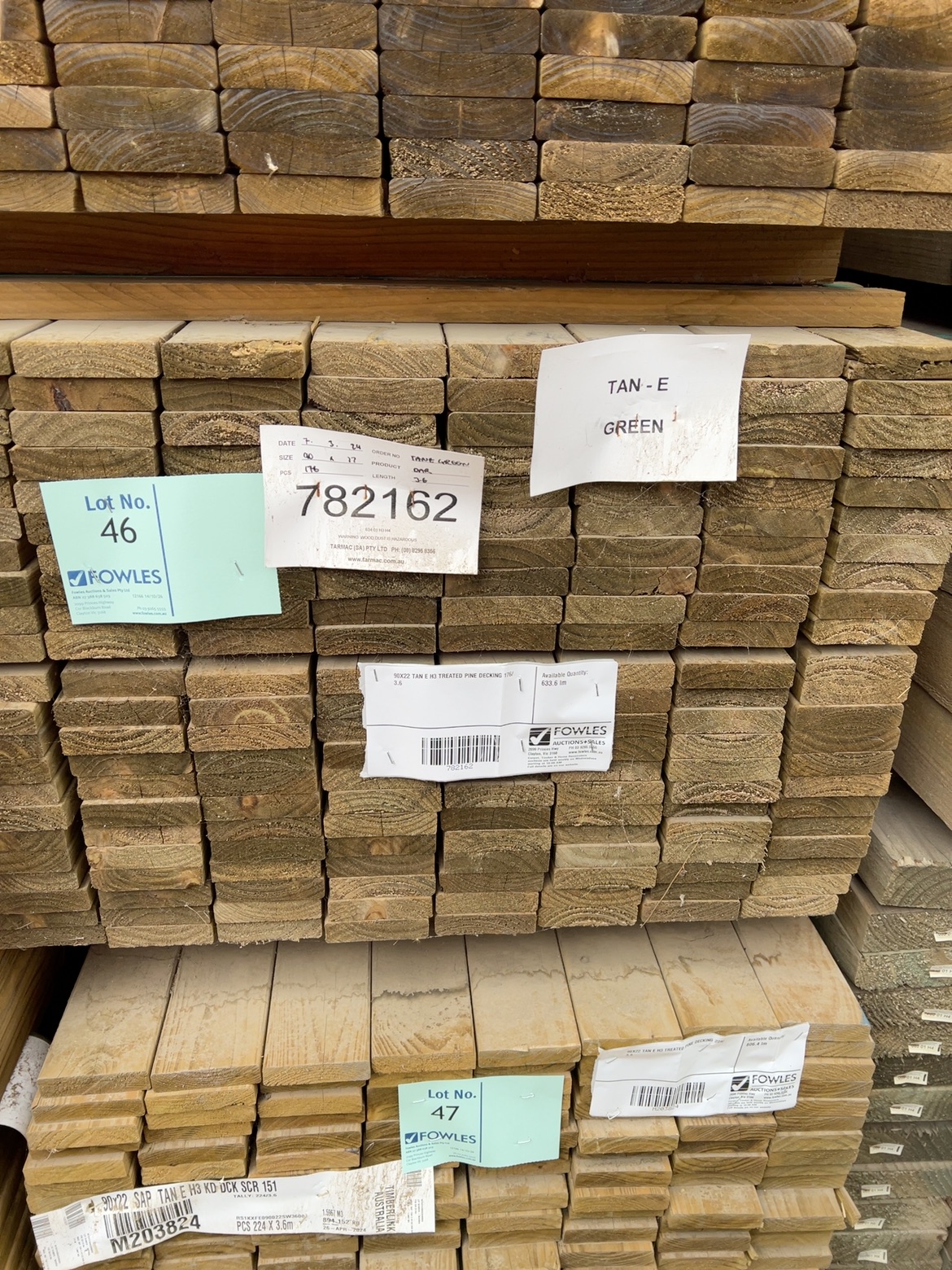 90X22 TAN E H3 TREATED PINE DECKING 176/3.6 90X22 TAN E H3 TREATED PINE DECKING 176/3.6