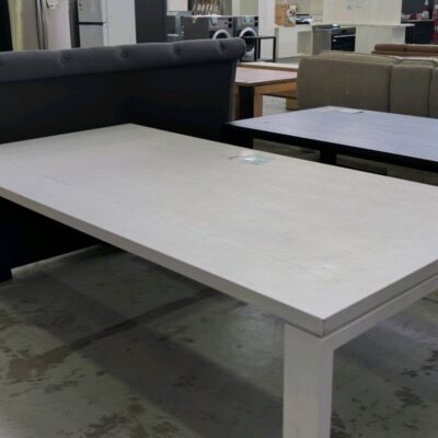 EX DISPLAY CALLIE 2400MM WHITE OAK DINING TABLE SOLD AS IS EX DISPLAY CALLIE 2400MM WHITE OAK DINING TABLE SOLD AS IS
