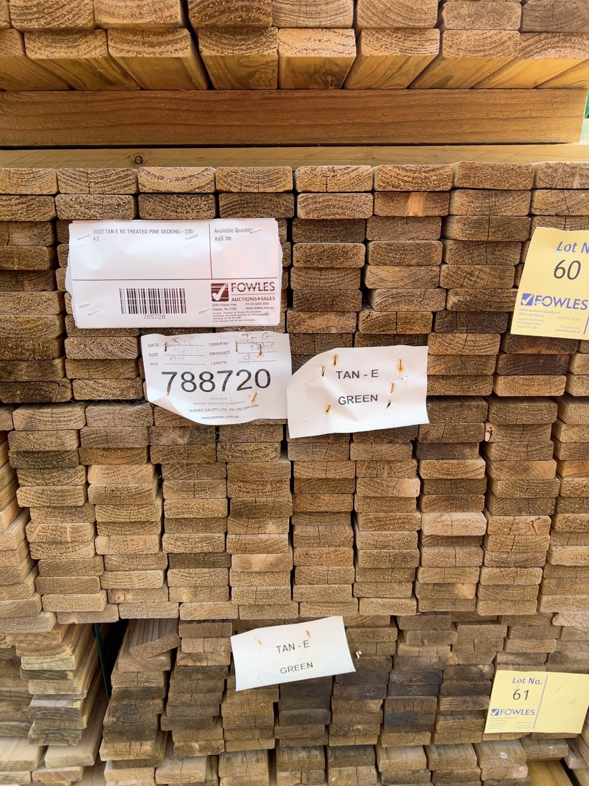 70X22 TAN E H3 TREATED PINE DECKING-220/4.2 70X22 TAN E H3 TREATED PINE DECKING-220/4.2