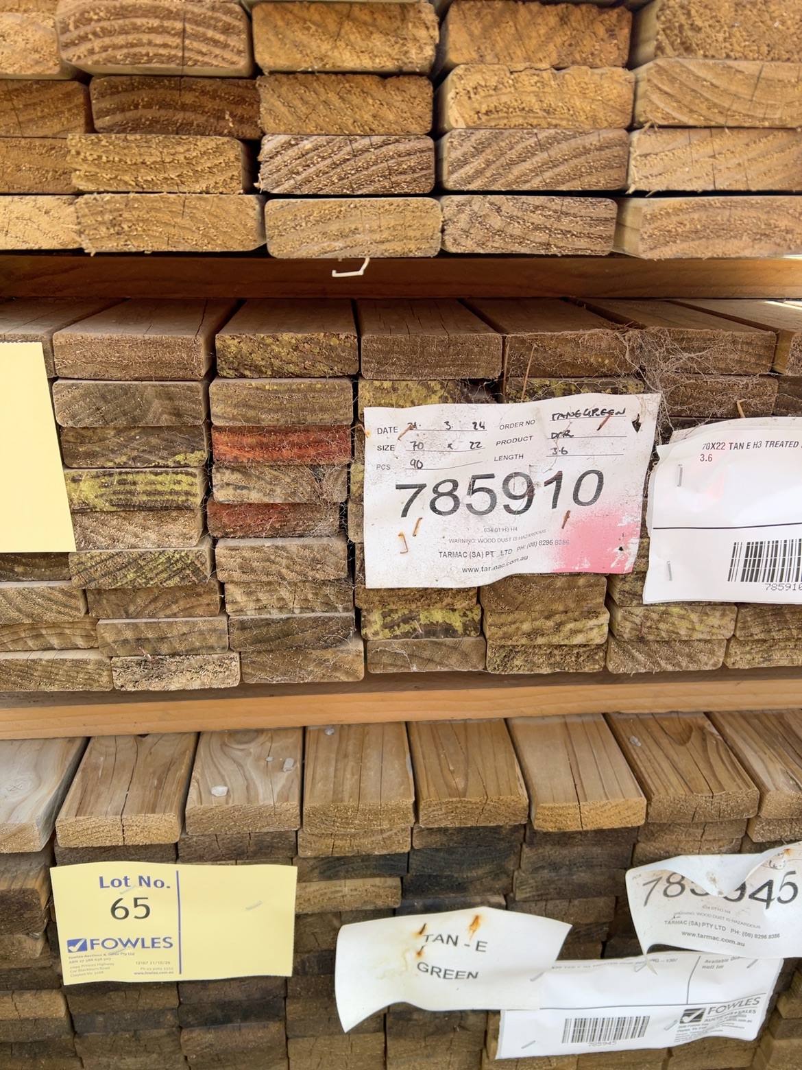 70X22 TAN E H3 TREATED PINE DECKING-90/3.6 70X22 TAN E H3 TREATED PINE DECKING-90/3.6