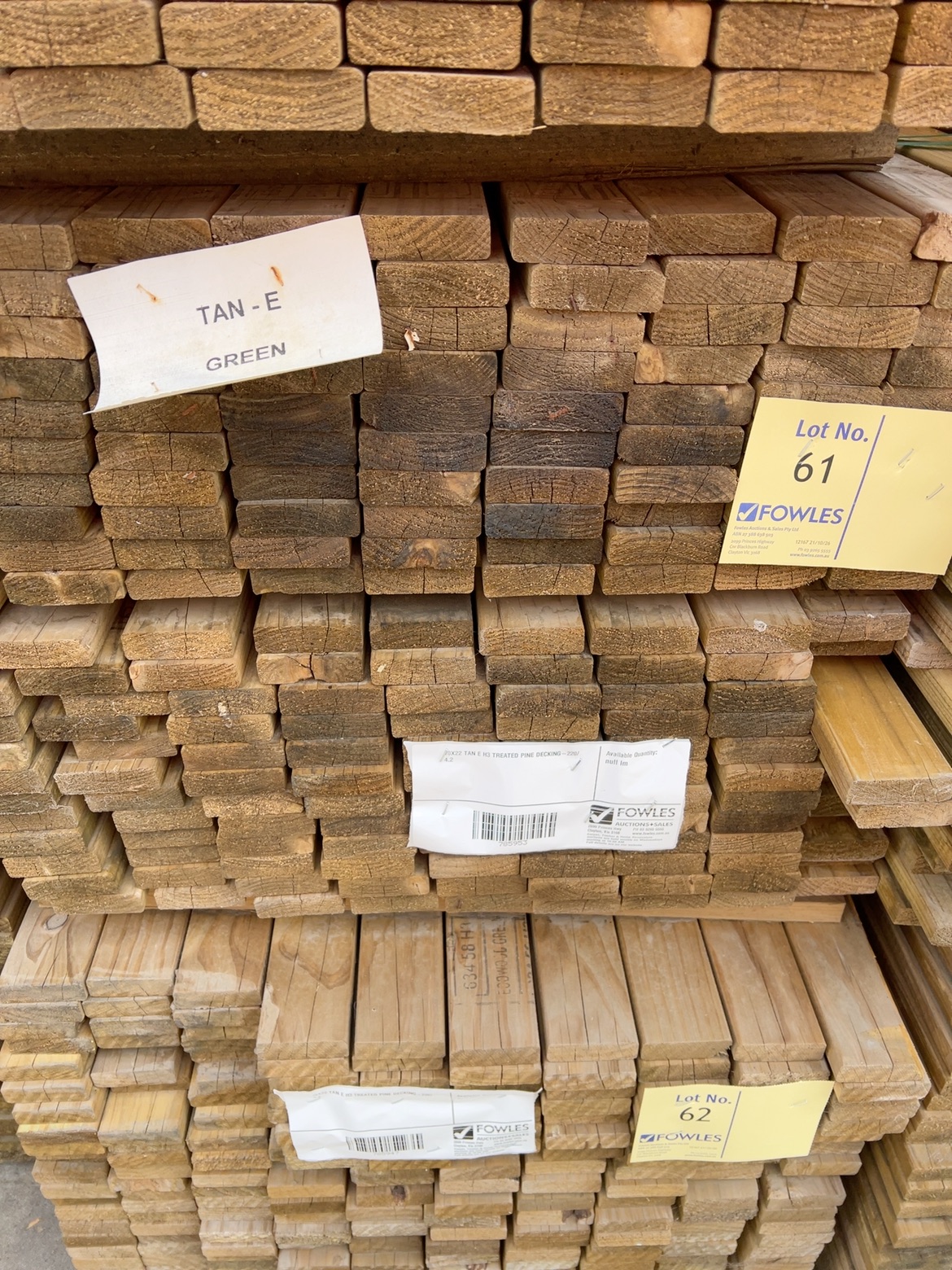 70X22 TAN E H3 TREATED PINE DECKING-220/4.2 70X22 TAN E H3 TREATED PINE DECKING-220/4.2