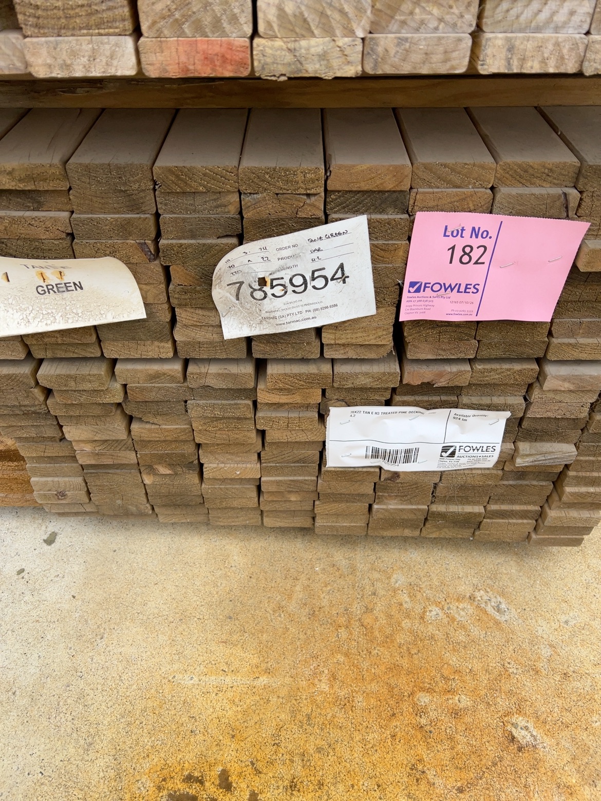 70X22 TAN E H3 TREATED PINE DECKING-220/4.2 70X22 TAN E H3 TREATED PINE DECKING-220/4.2