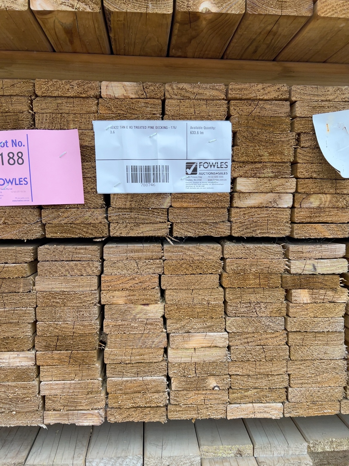 90X22 TAN E H3 TREATED PINE DECKING-176/3.6 90X22 TAN E H3 TREATED PINE DECKING-176/3.6