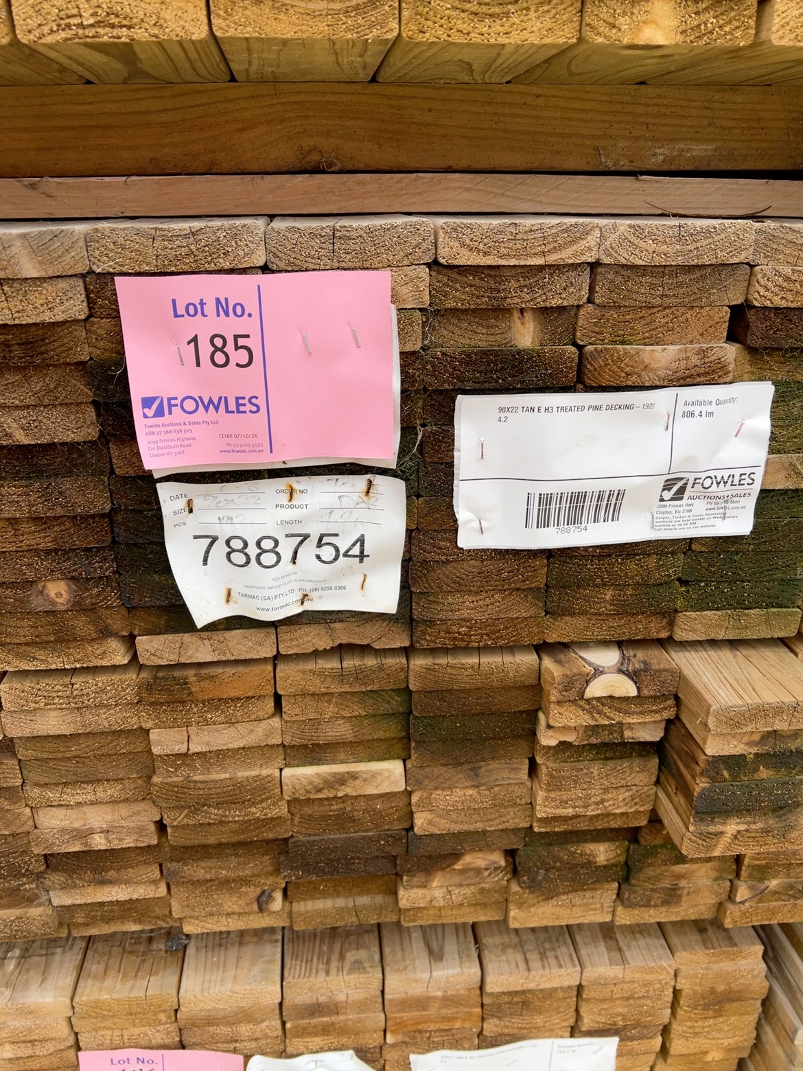 90X22 TAN E H3 TREATED PINE DECKING-192/4.2 90X22 TAN E H3 TREATED PINE DECKING-192/4.2