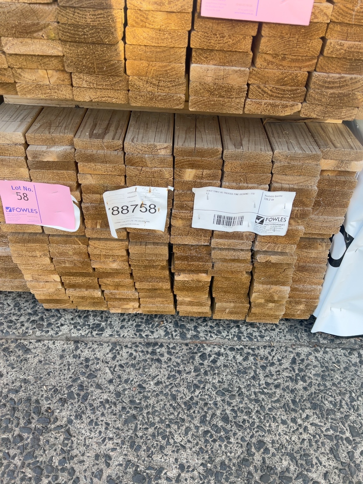 90X22 TAN E H3 TREATED PINE DECKING-176/4.2 90X22 TAN E H3 TREATED PINE DECKING-176/4.2