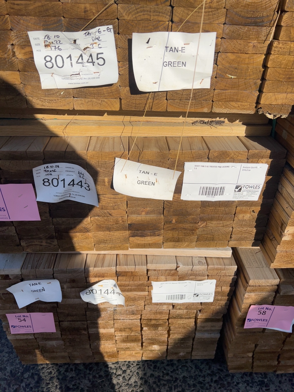 90X22 TAN E H3 TREATED PINE DECKING-104/3.6 90X22 TAN E H3 TREATED PINE DECKING-104/3.6