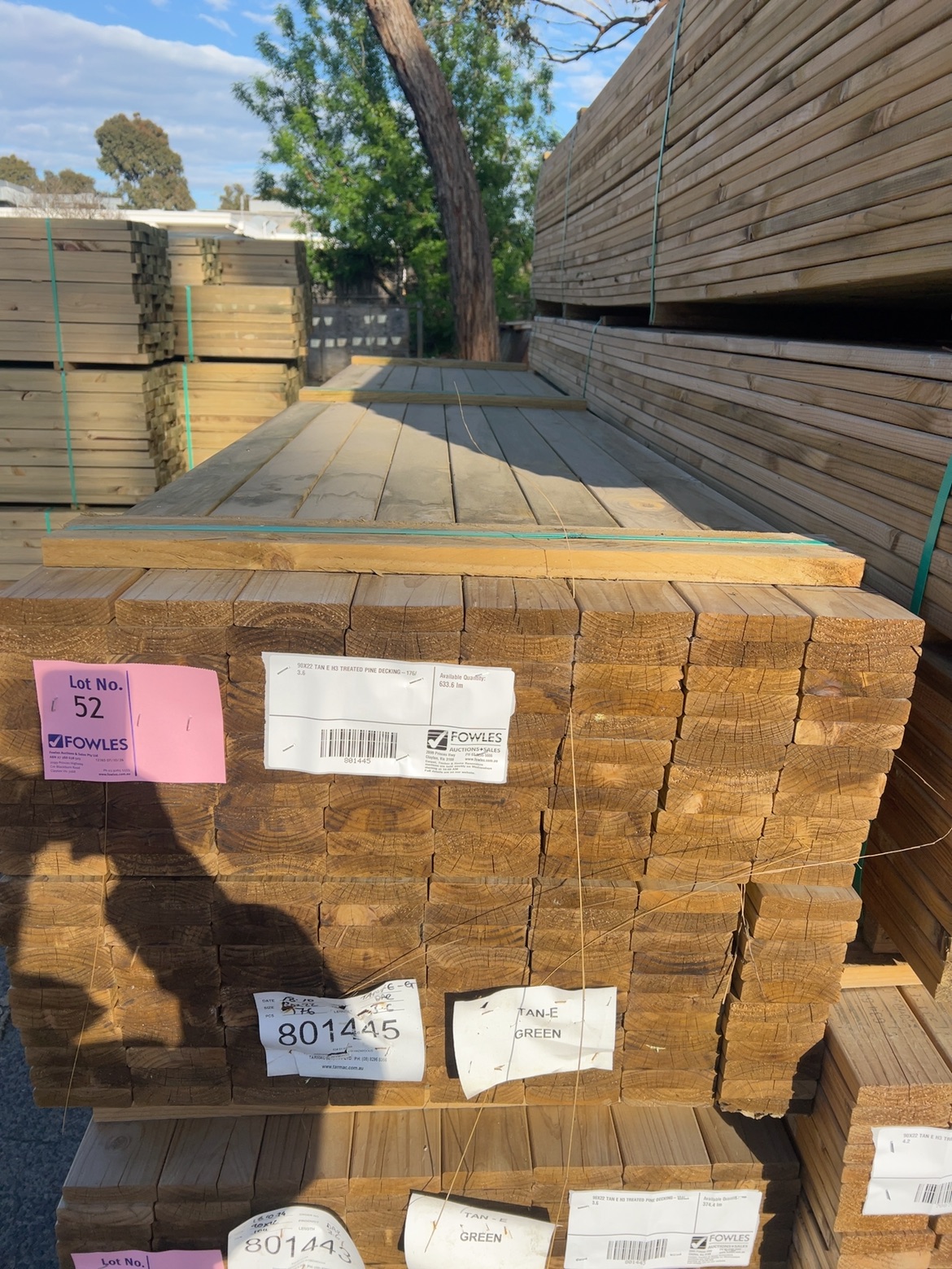 90X22 TAN E H3 TREATED PINE DECKING-176/3.6 90X22 TAN E H3 TREATED PINE DECKING-176/3.6