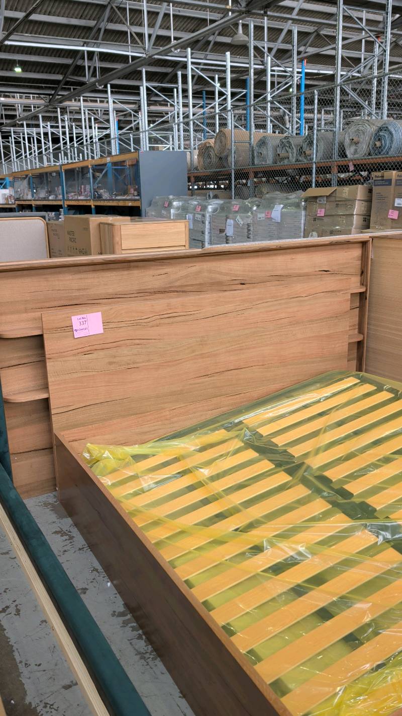 EX DISPLAY ERIS KING SIZE GASLIFT BEDFRAME, MARRI TIMBER, TECH BED WITH CHARGERS, SOLD AS IS EX DISPLAY ERIS KING SIZE GASLIFT BEDFRAME, MARRI TIMBER, TECH BED WITH CHARGERS, SOLD AS IS