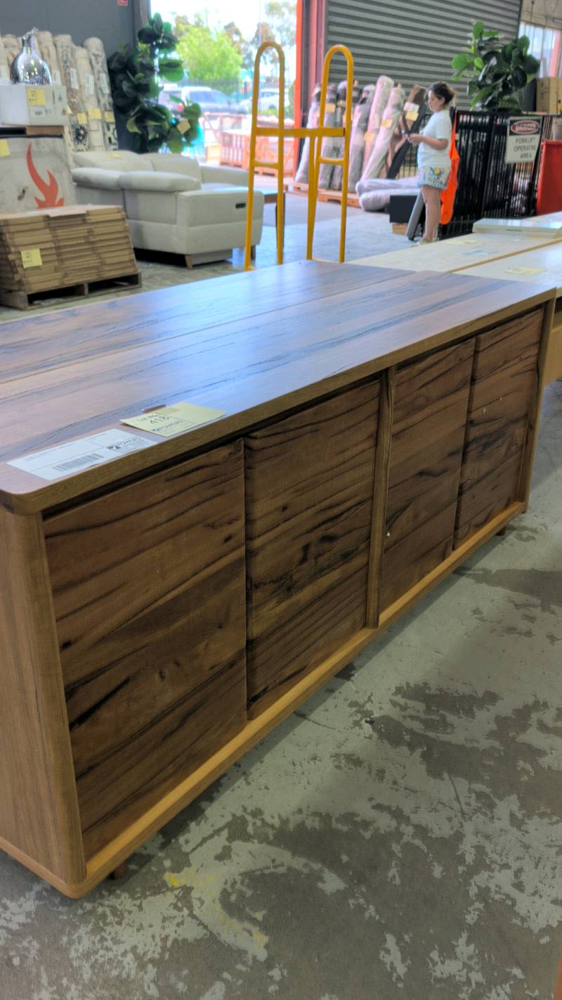 EX DISPLAY SAMARA MARRI TIMBER BUFFET 2000MM SOLD AS IS EX DISPLAY SAMARA MARRI TIMBER BUFFET 2000MM SOLD AS IS