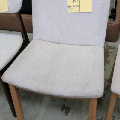 EX DISPLAY STELLA DINING CHAIR, OAK & FABRIC SOLD AS IS