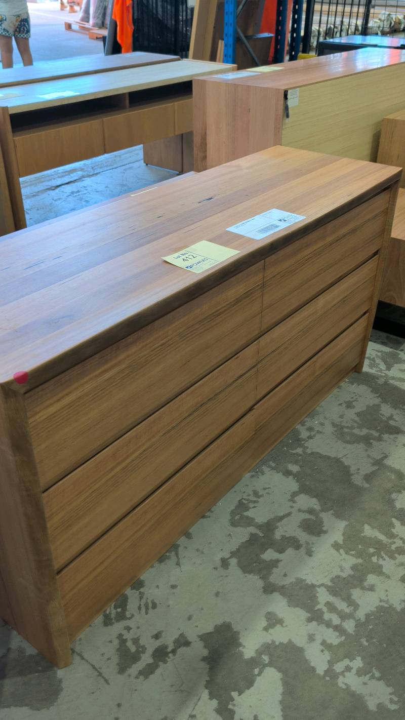 EX DISPLAY CONNOR MESSMATE TIMBER DRESSER SOLD AS IS EX DISPLAY CONNOR MESSMATE TIMBER DRESSER SOLD AS IS