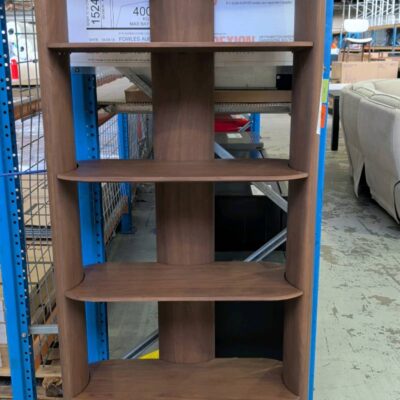 EX DISPLAY MEKO WALNUT BOOKCASE SOLD AS IS