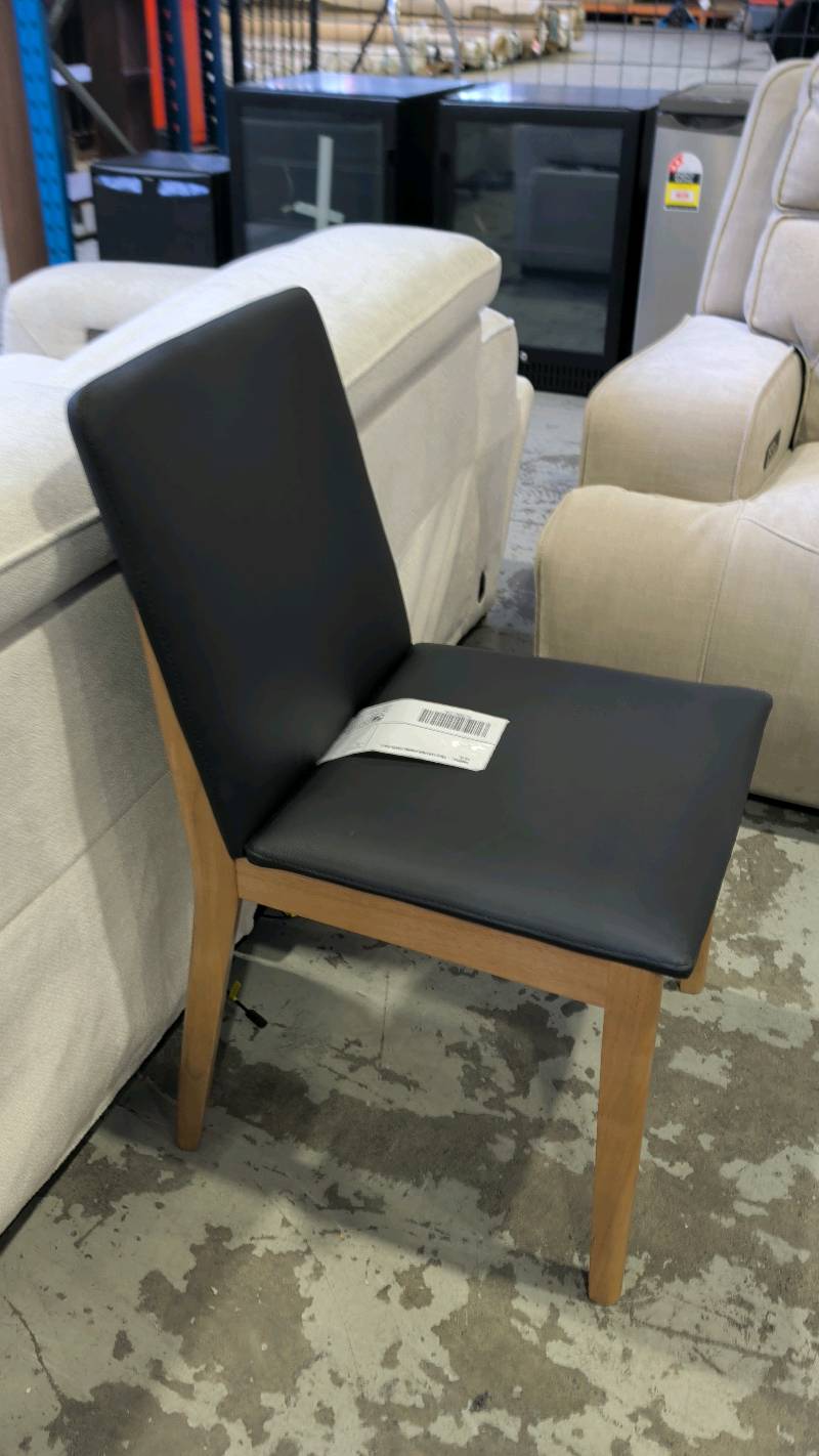 SAMPLE - OSLO LEATHER DINING CHAIR SOLD AS IS SAMPLE - OSLO LEATHER DINING CHAIR SOLD AS IS