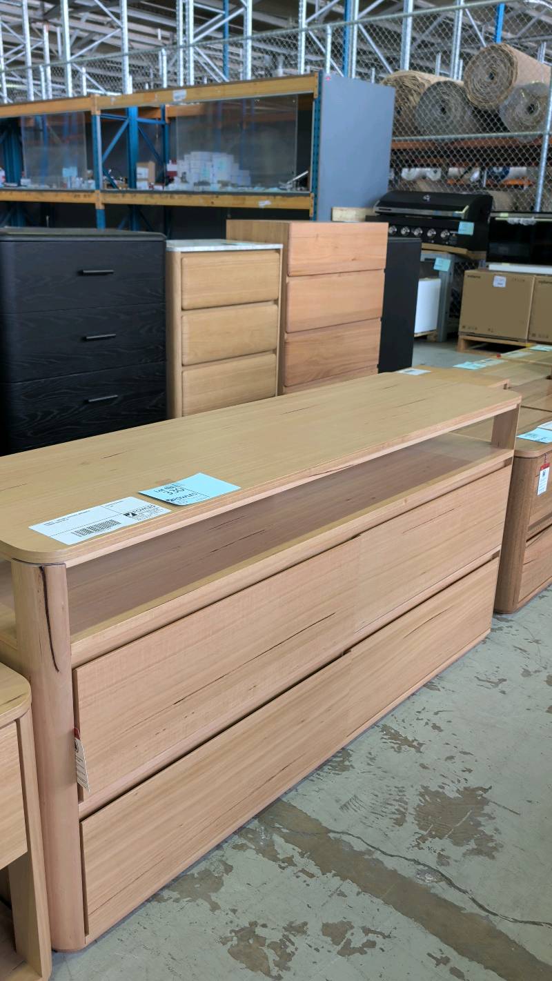 SAMPLE - MELODY DRESSER MESSMATE TIMBER SOLD AS IS SAMPLE - MELODY DRESSER MESSMATE TIMBER SOLD AS IS